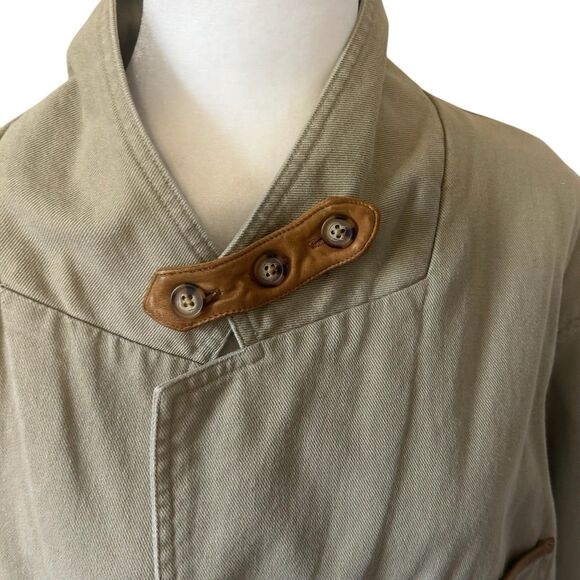 Orvis Zambezi Leather Trim Hunting Outdoor Safari Jacket Blazer Mesh Men's XL - Picture 4 of 16